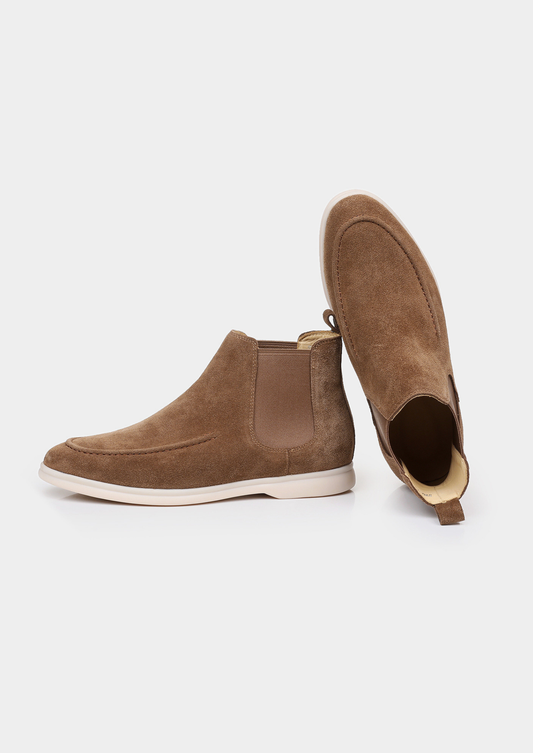 Light Brown Suede Chelsea Boot | Solmar