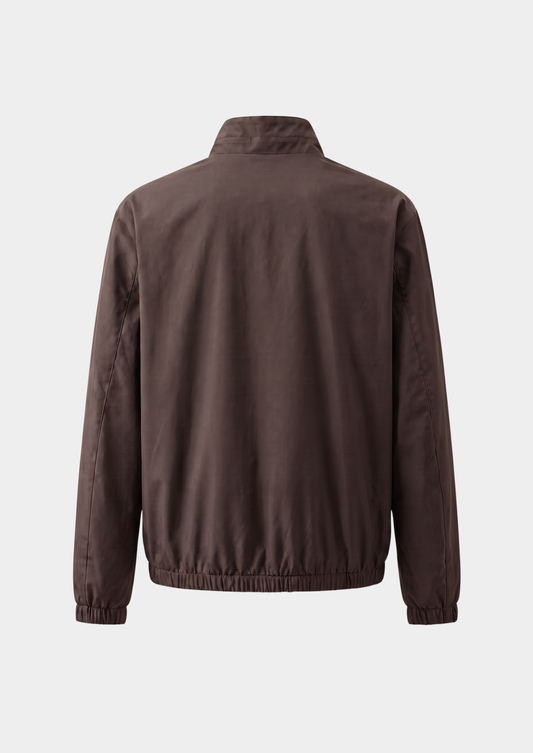 Coffee Technical Windbreaker Jacket | Solmar