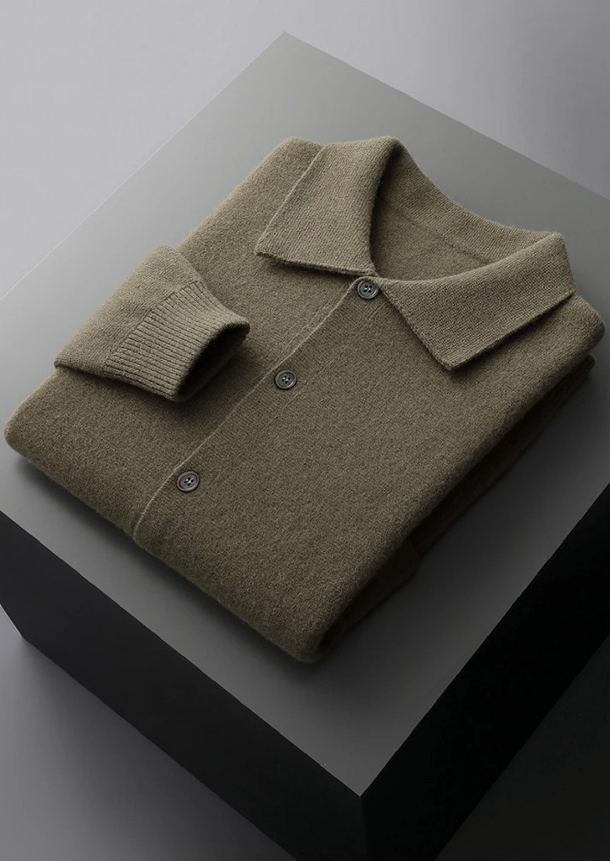 Pure Extra-Fine Merino Wool Button Overshirt | Solmar