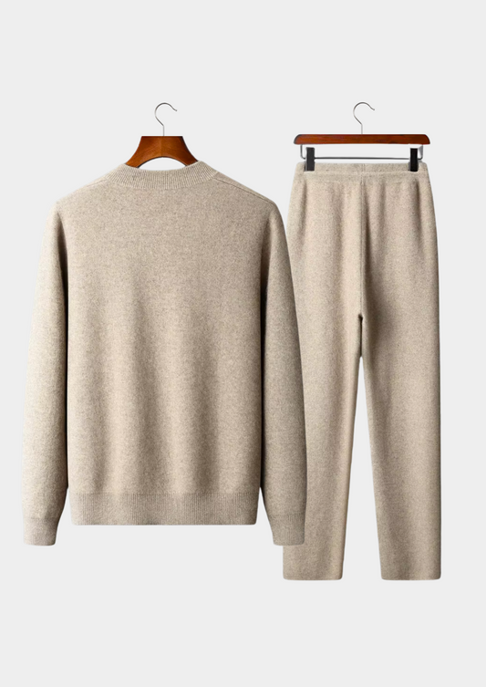 Pure Extra-Fine Merino Wool Sand Falconi Set | Solmar