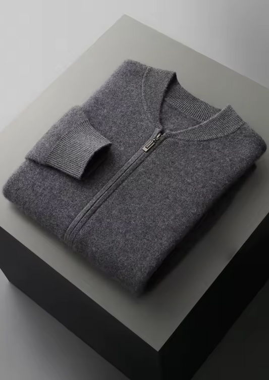 Pure Extra-Fine Merino Wool Dark Gray Falconi Set | Solmar