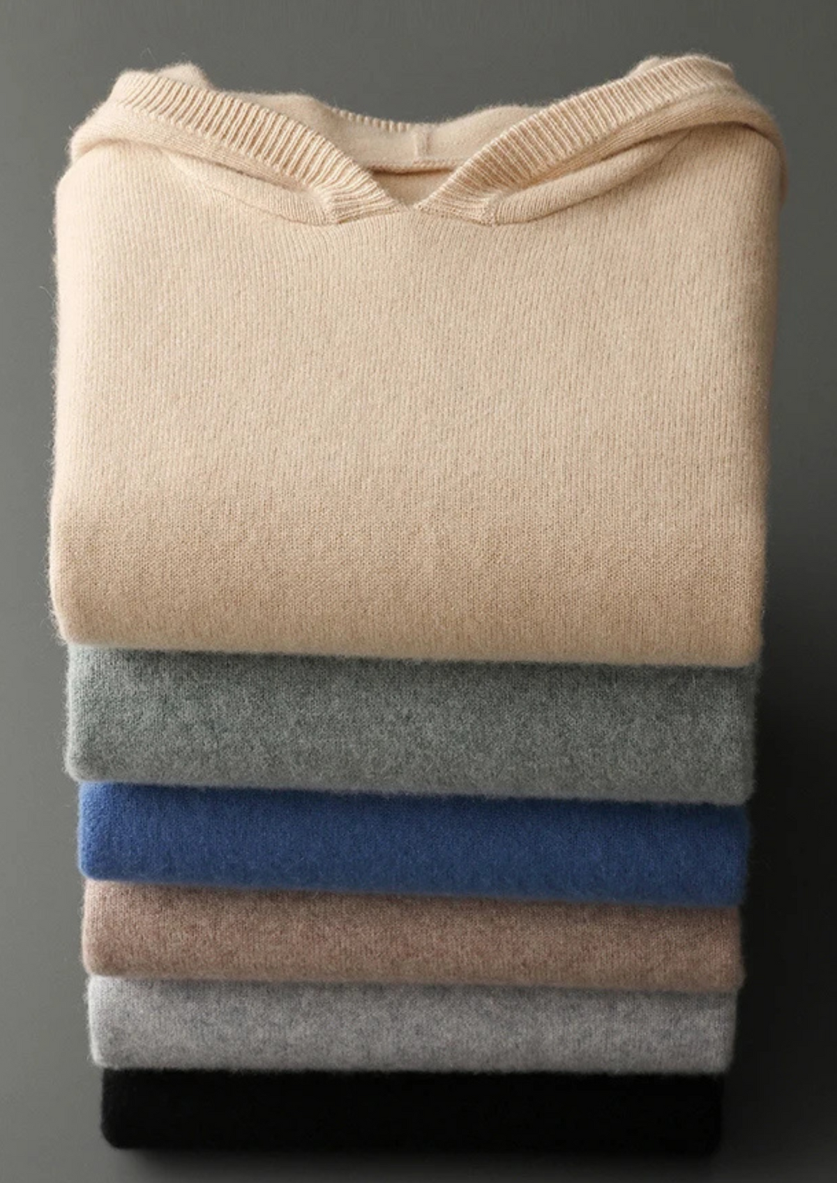 Sudadera de Estar con Capucha de Cachemira Premium