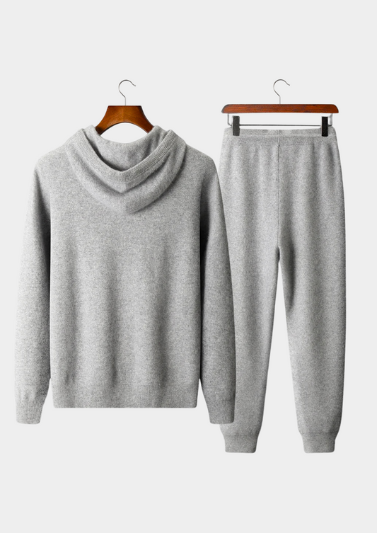 Premium Cashmere Light Gray Alain Leisure Set | Solmar