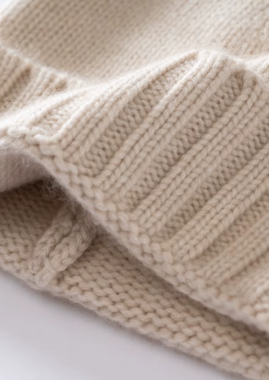 Sand Cashmere Wintertime Beanie | Solmar