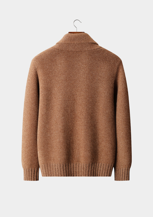 Pure Cashmere Shawl Collar Cardigan | Solmar