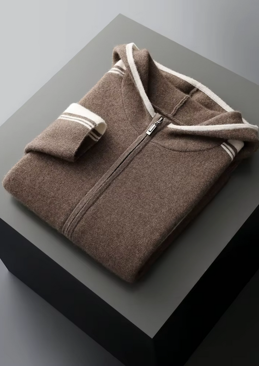 Pure Extra-Fine Merino Wool Dark Mocha Damien Set | Solmar