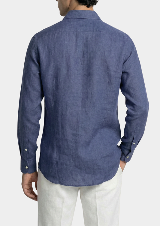 Portofino Coastal Shirt - Blue | Solmar