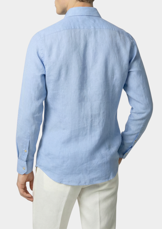 Portofino Coastal Shirt - Light Blue | Solmar