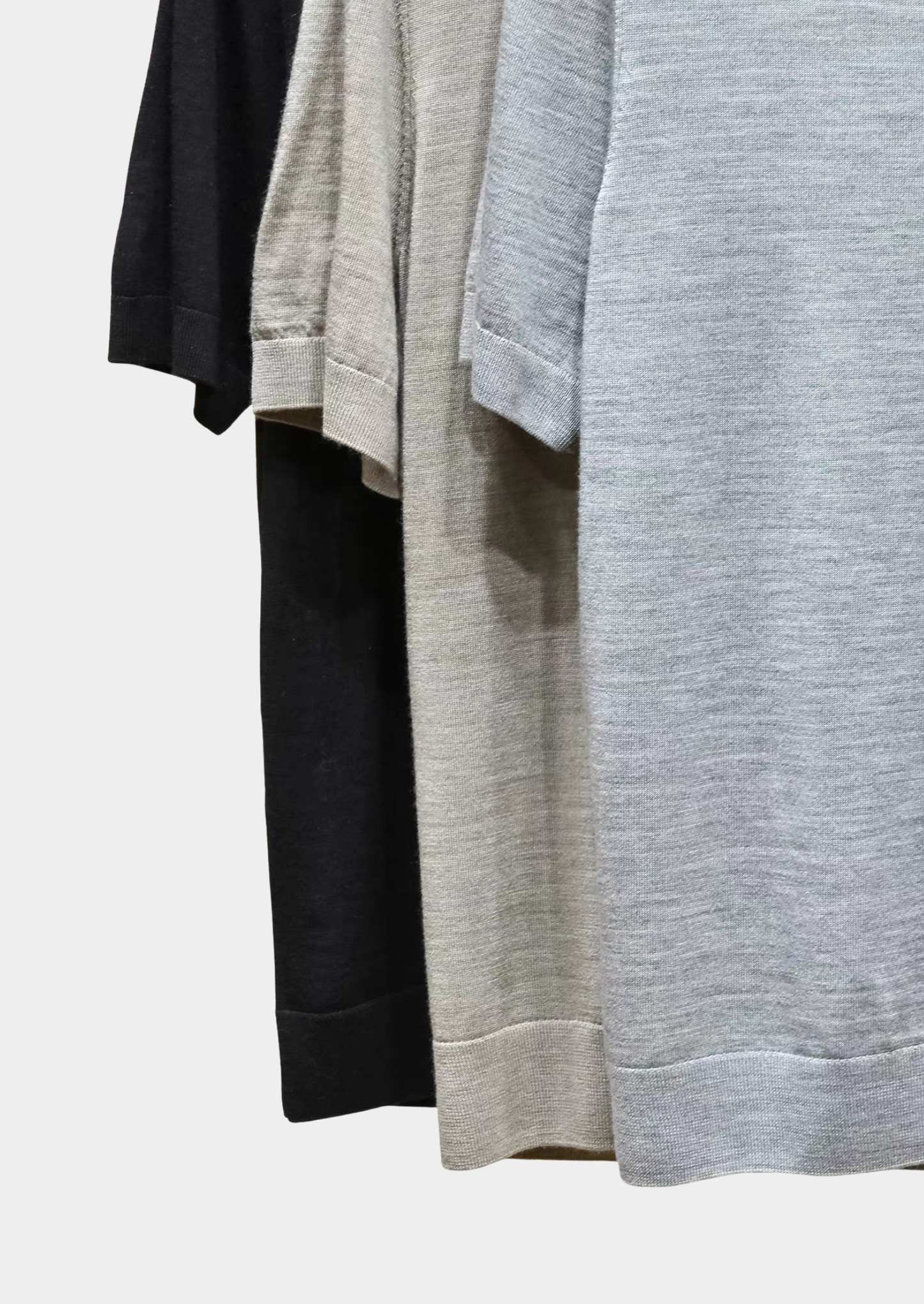 Ellis Light Gray Lightweight Polo Shirt | Solmar