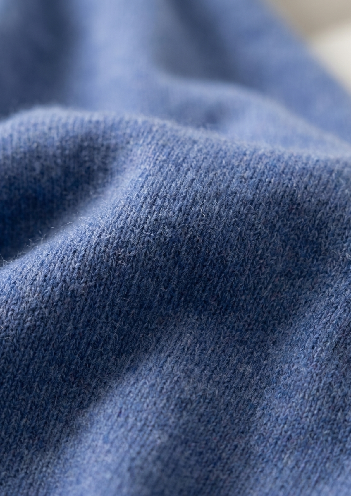 Premium Cashmere Classic Crewneck T-Shirt - Deep Atlantic | Solmar