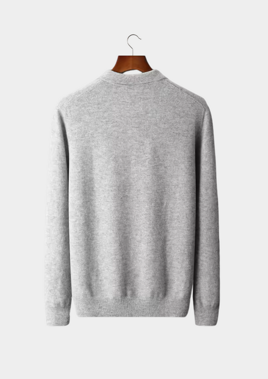 Pure Extra-Fine Merino Wool Classic Sweater Polo | Solmar