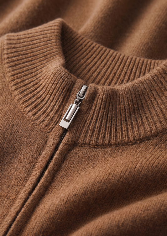 Pure Extra-Fine Merino Wool Caramel Luzzo Set | Solmar