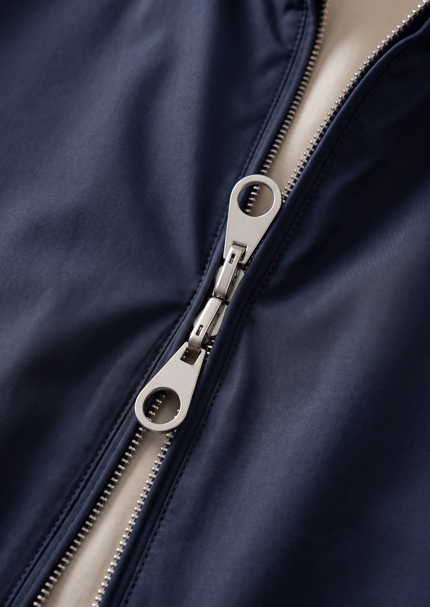 Navy Blue Technical Windbreaker Jacket | Solmar