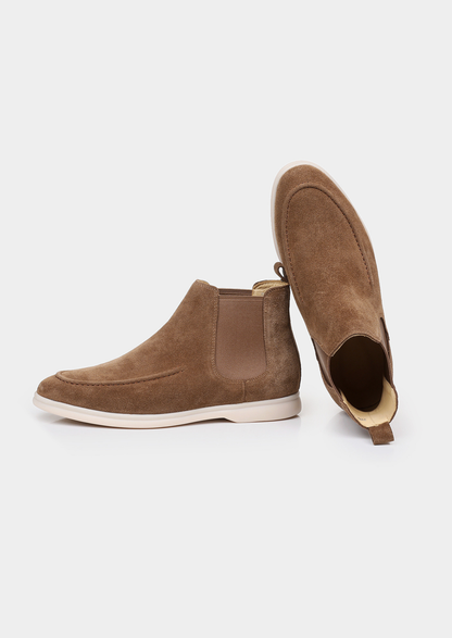 Light Brown Suede Chelsea Boot | Solmar