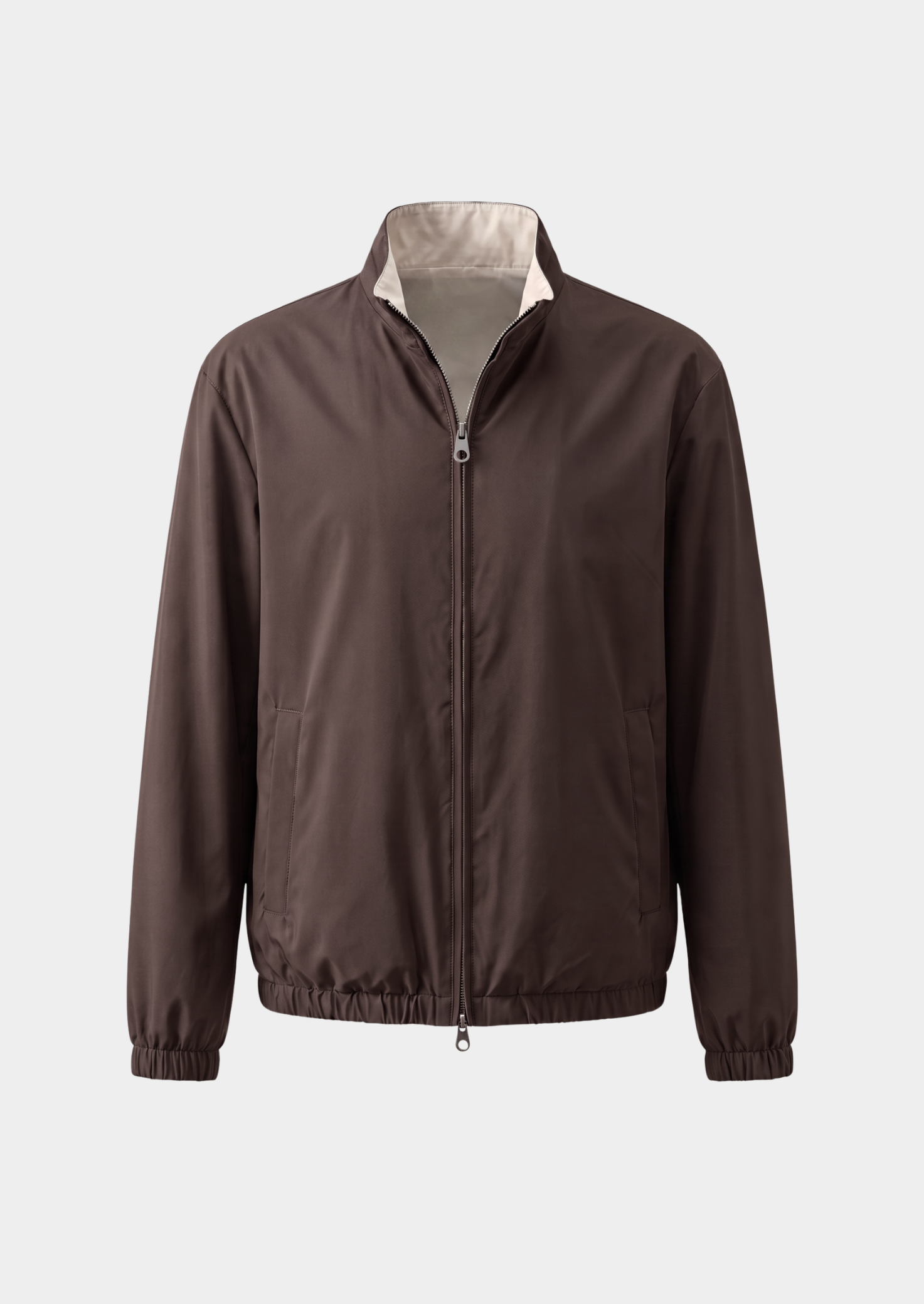 Coffee Technical Windbreaker Jacket | Solmar