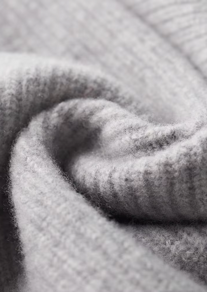 Pure Extra-Fine Merino Wool Ribbed Cardigan | Solmar