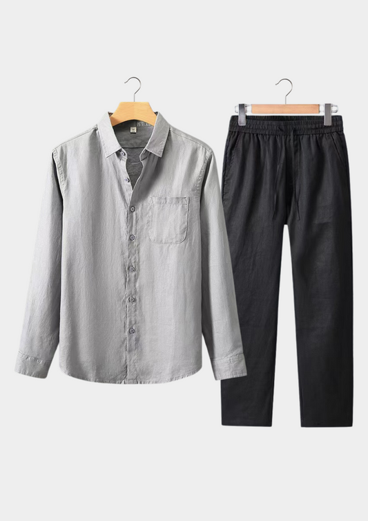 Dolcevita Longsleeve Summer Set - Gray/black | Solmar