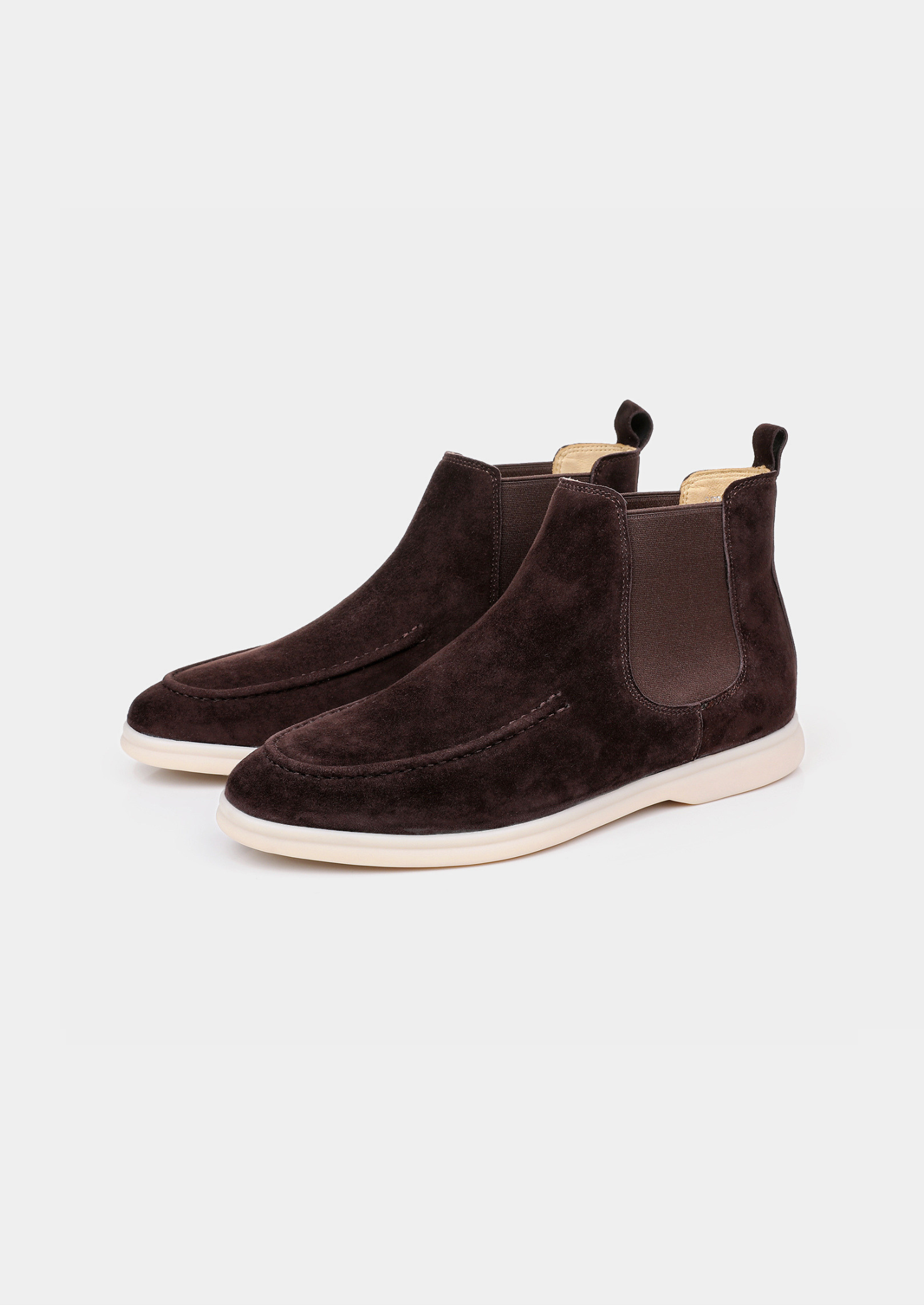 Coffee Suede Chelsea Boot | Solmar
