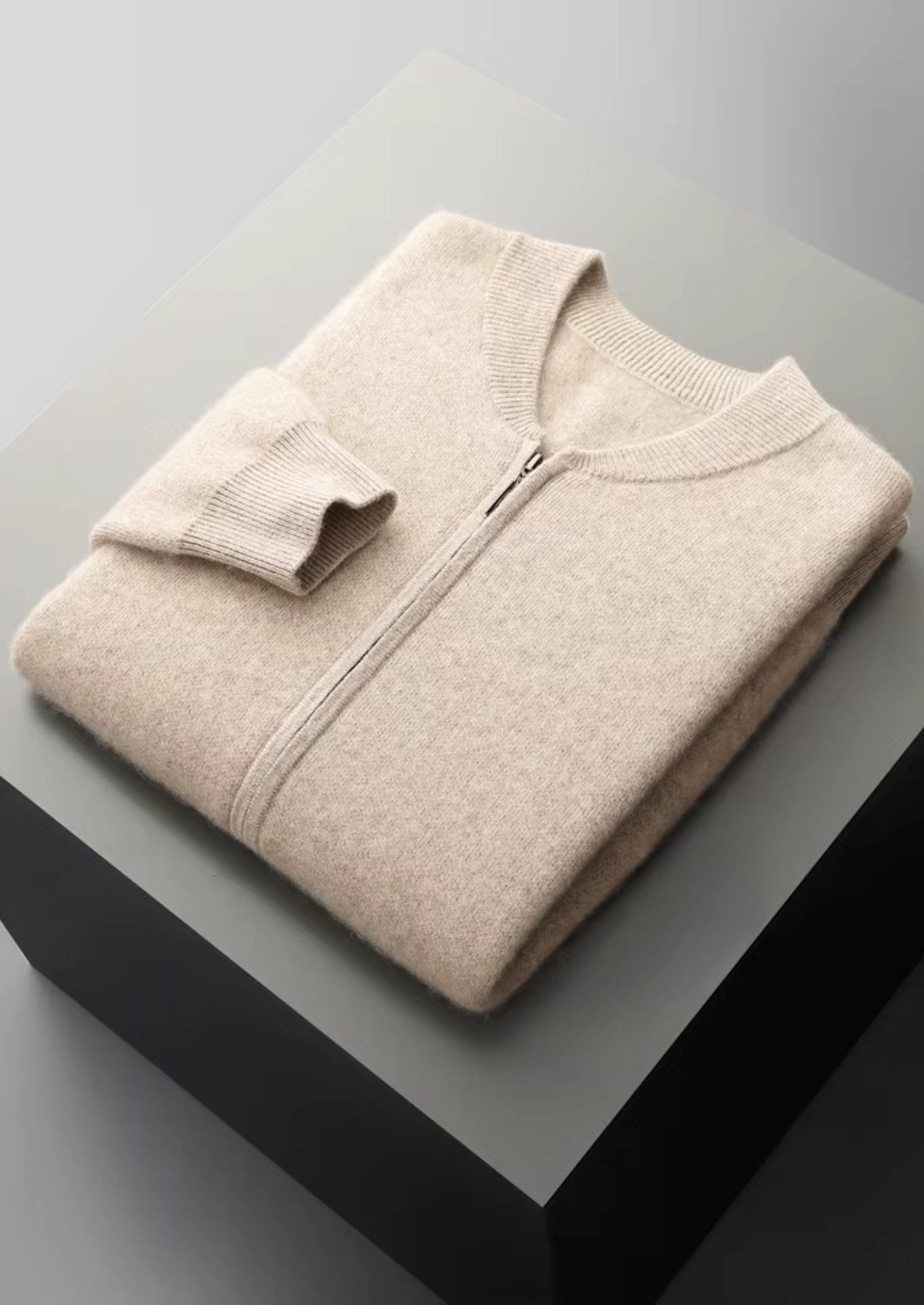 Pure Extra-Fine Merino Wool V-Neck Cardigan | Solmar