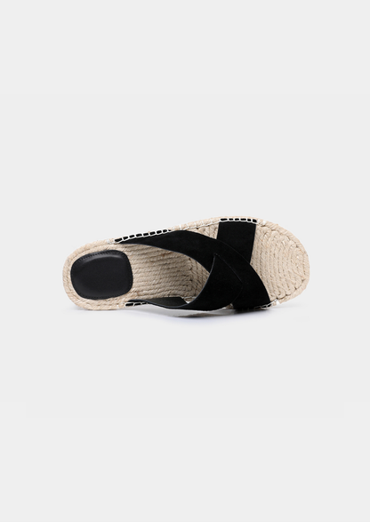 Black Resort Sandal | Solmar