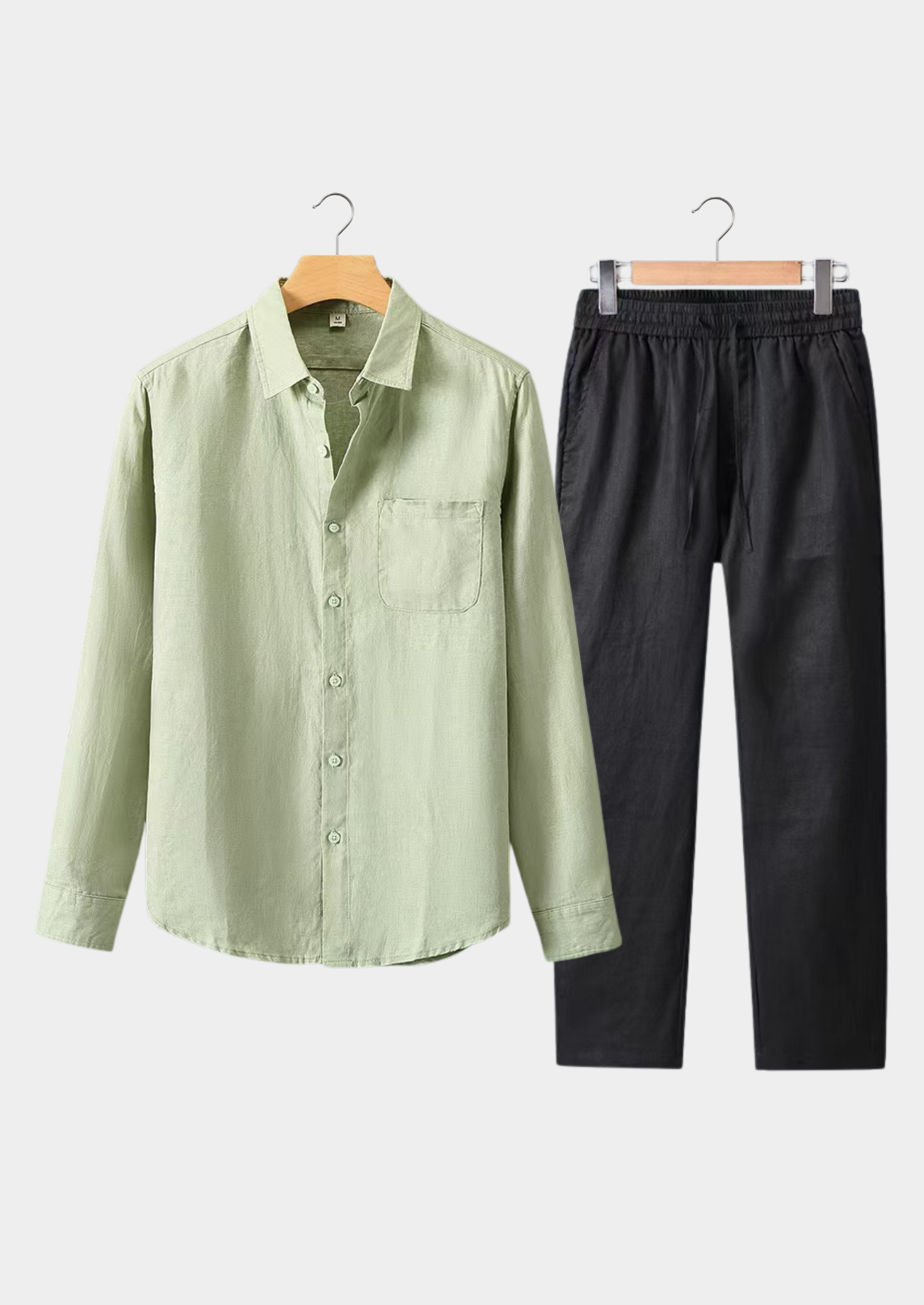 Dolcevita Longsleeve Summer Set - Mint Green/black | Solmar