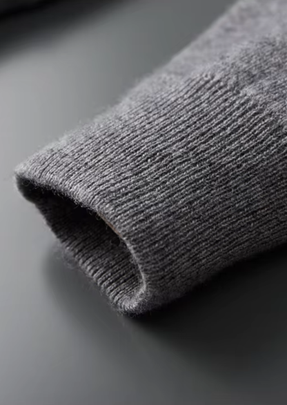 Pure Extra-Fine Merino Wool Polo Zip Cardigan | Solmar