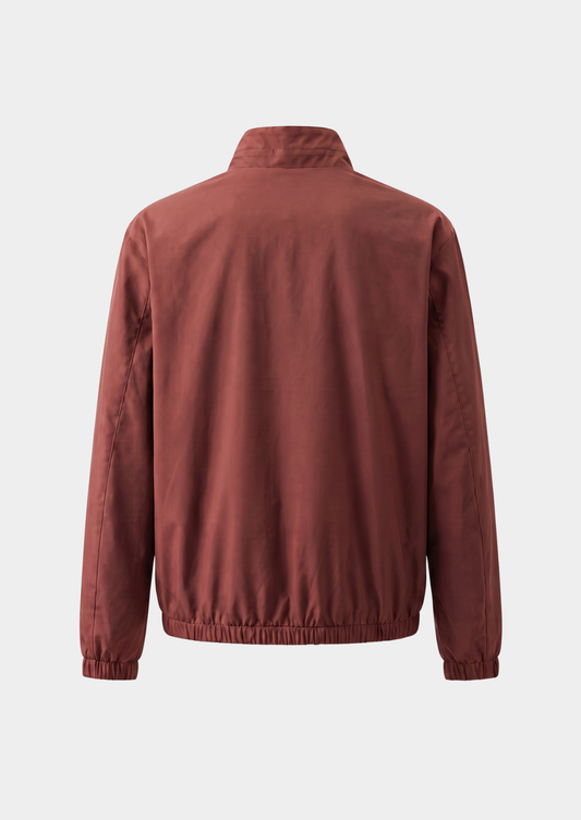 Brick Red Technical Windbreaker Jacket | Solmar