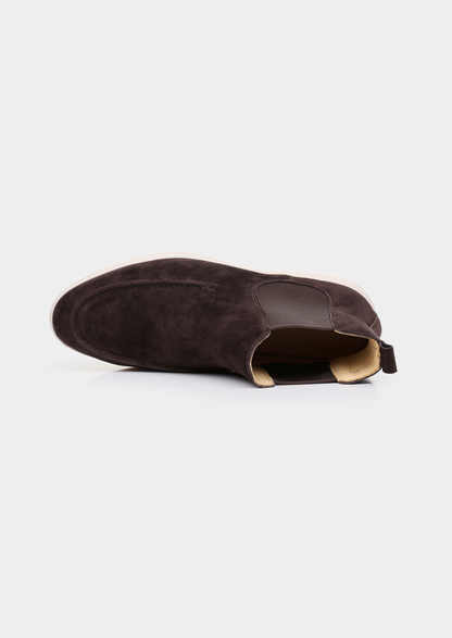 Coffee Suede Chelsea Boot | Solmar