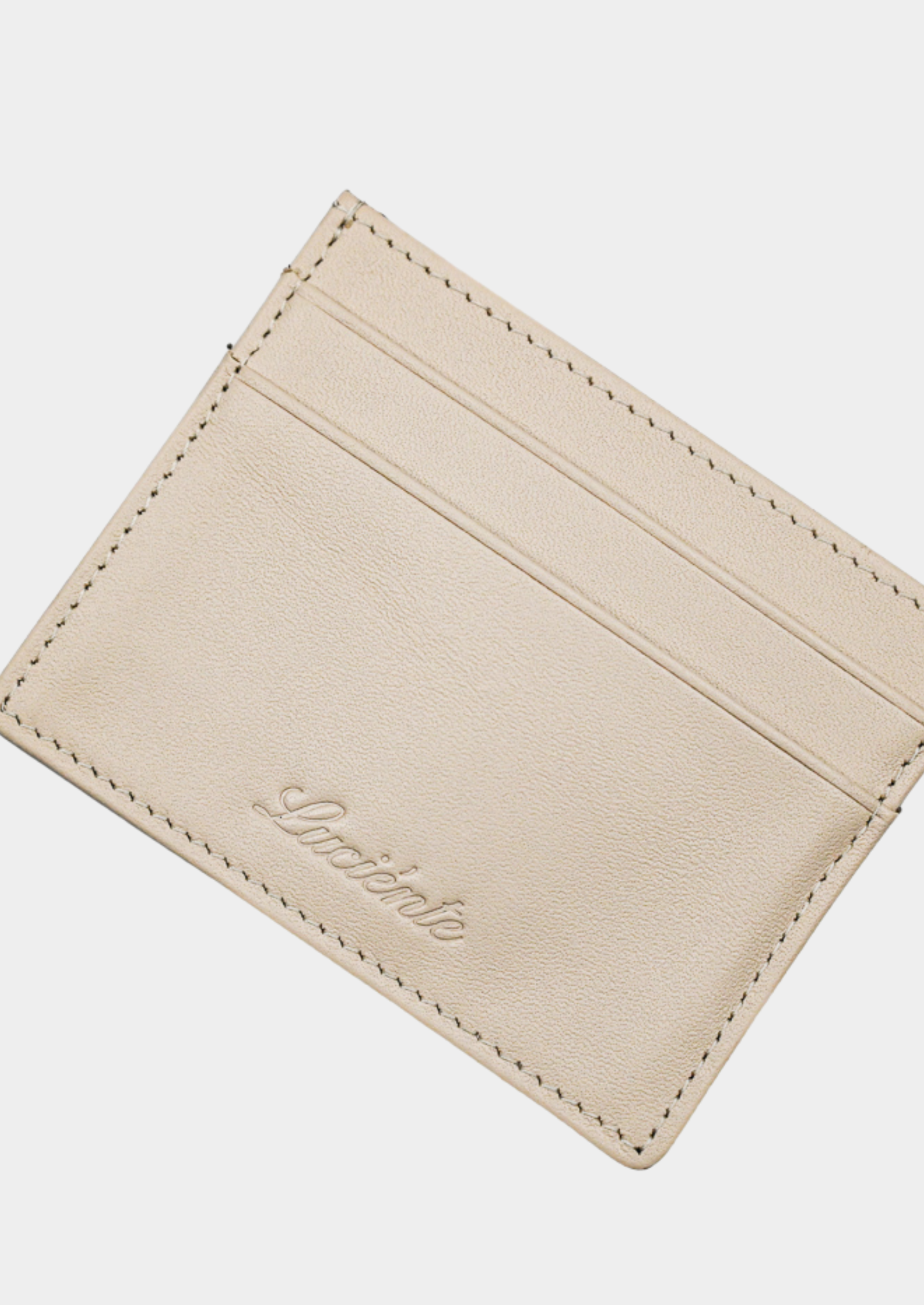 Essential Calfskin Leather Cardholder - Taupe | Solmar