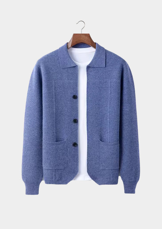 Pure Extra-Fine Merino Wool Button Overshirt | Solmar