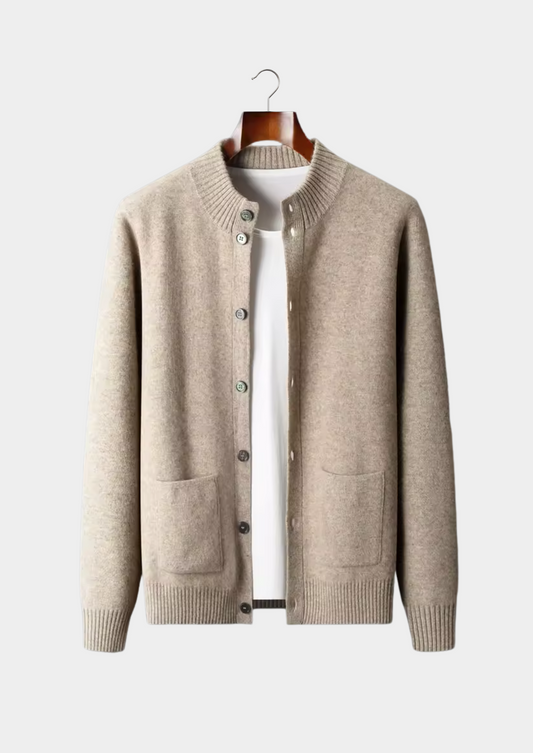 Premium Cashmere Button Cardigan | Solmar