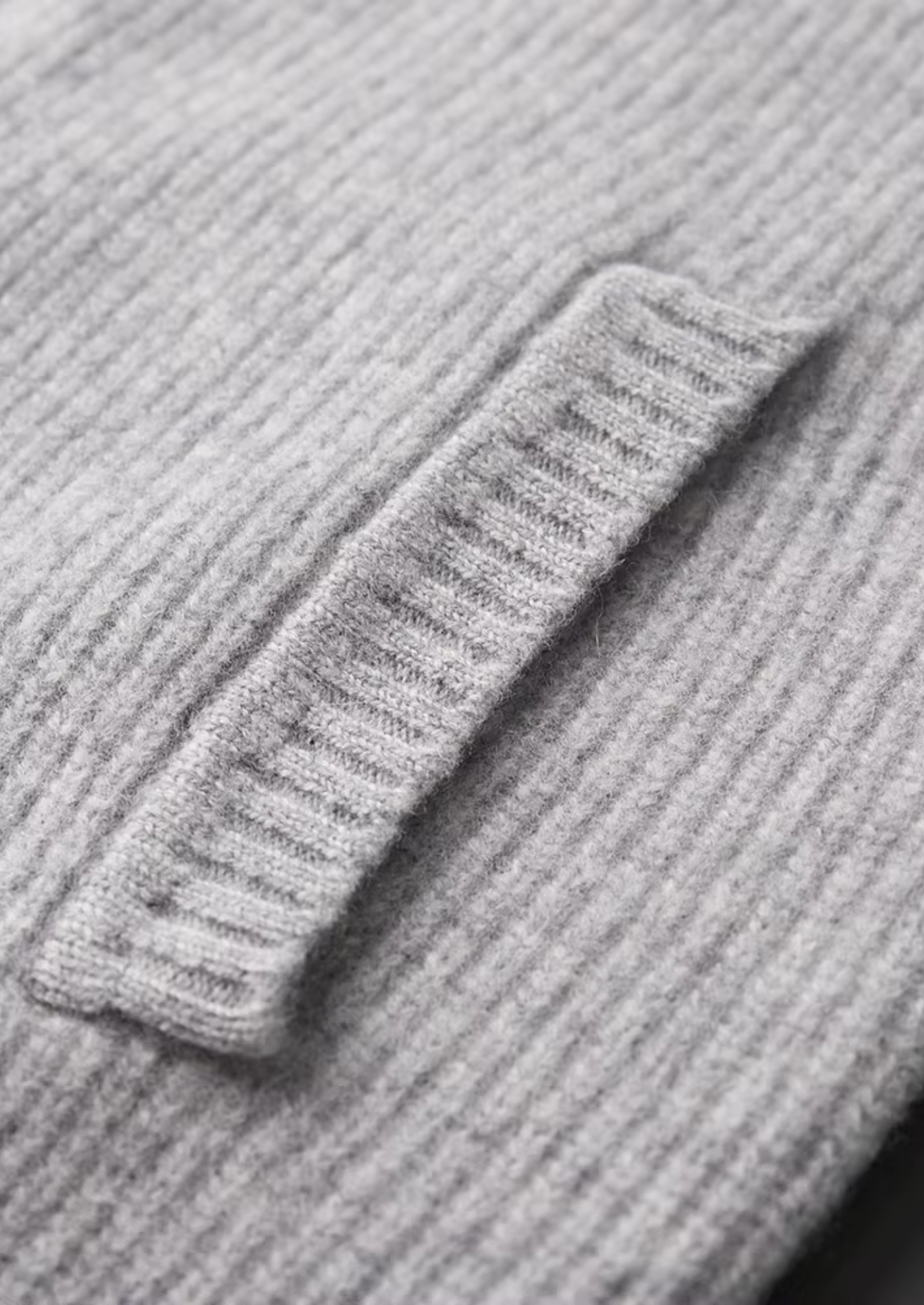 Pure Extra-Fine Merino Wool Ribbed Cardigan | Solmar