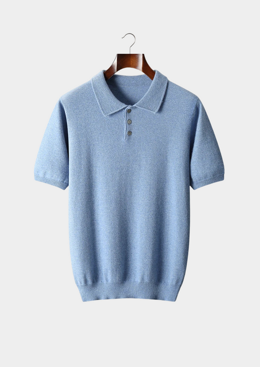Premium Cashmere Classic Polo Shirt | Solmar