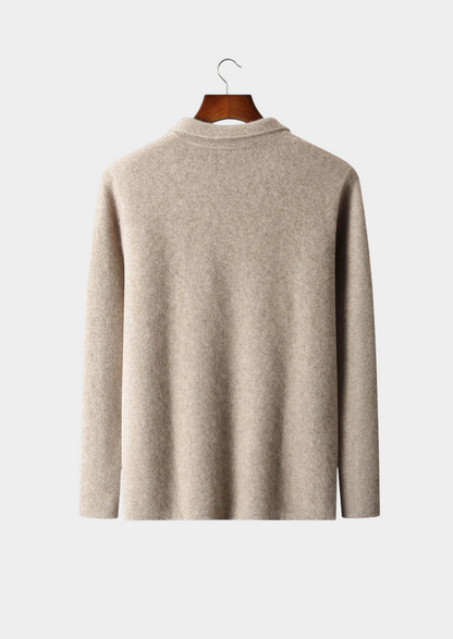 Premium Cashmere Zipper Cardigan | Solmar