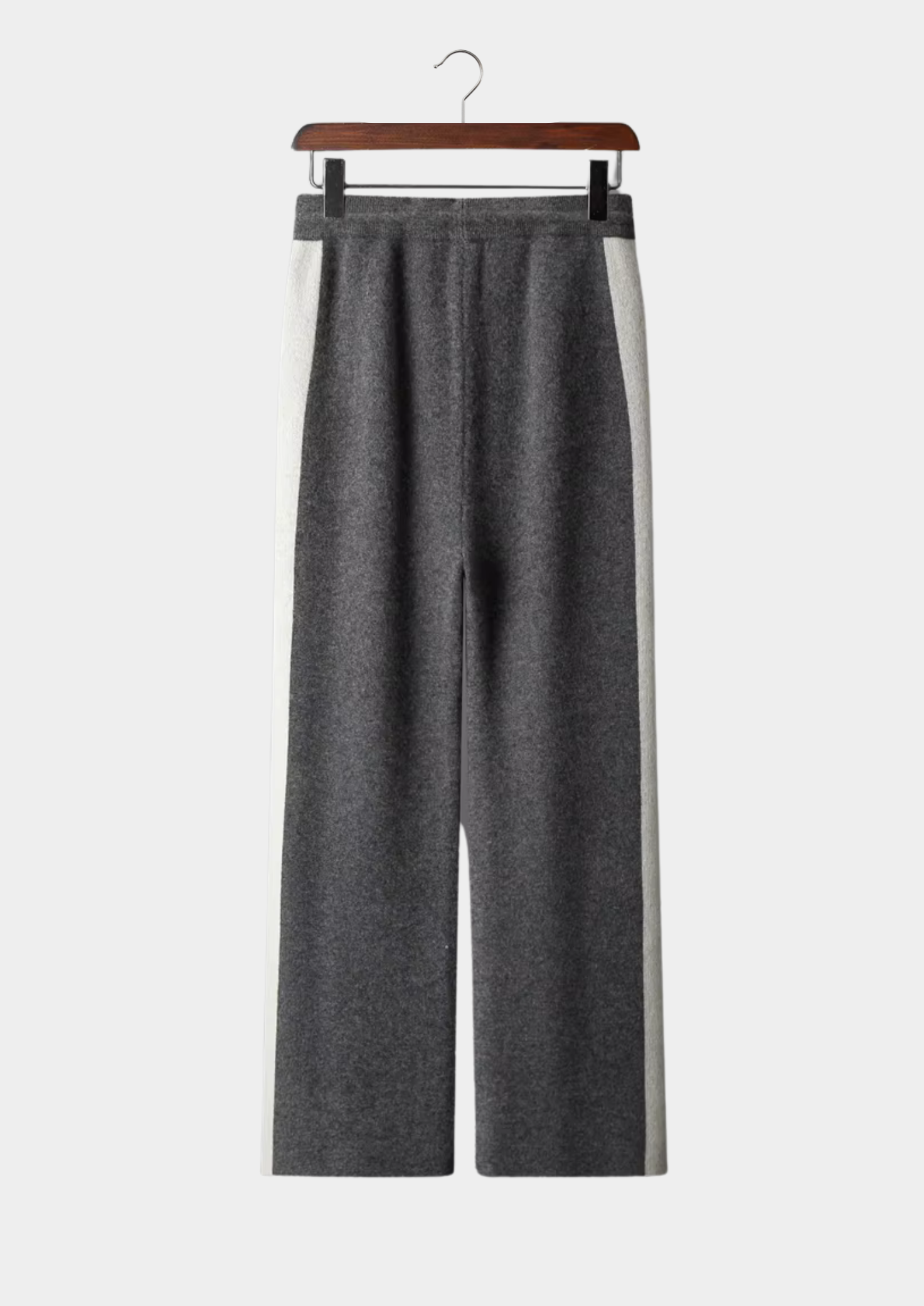 Pure Extra-Fine Merino Wool Wide Leisure Trousers | Solmar