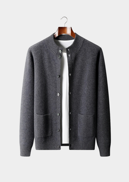 Premium Cashmere Button Cardigan | Solmar
