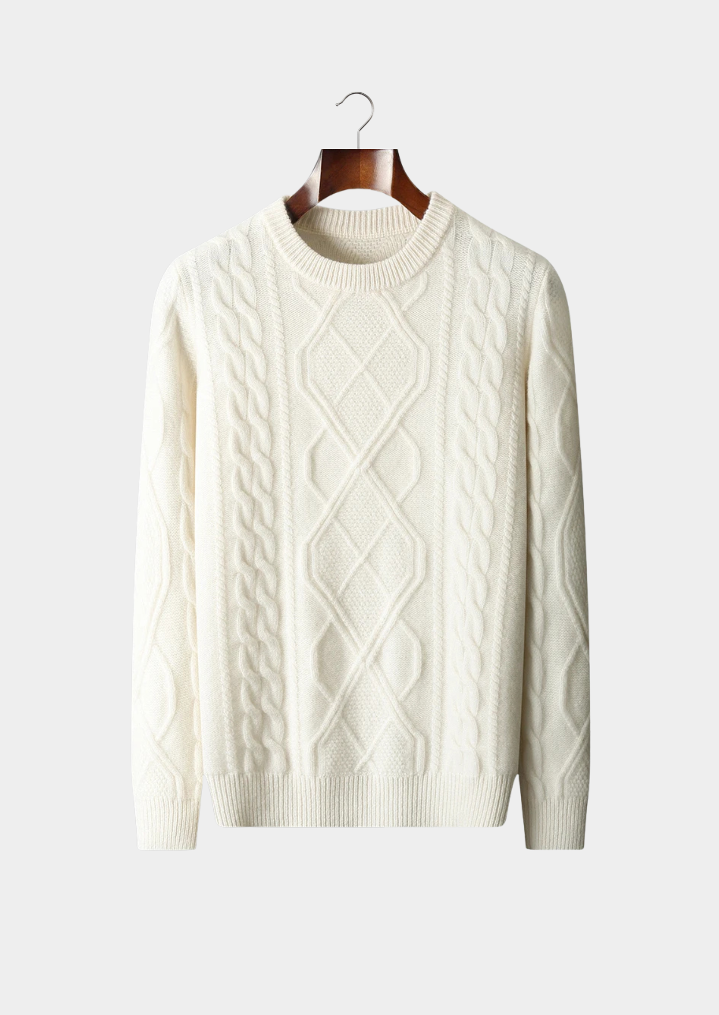 Pure Extra-Fine Merino Wool Wintertime Crewneck | Solmar