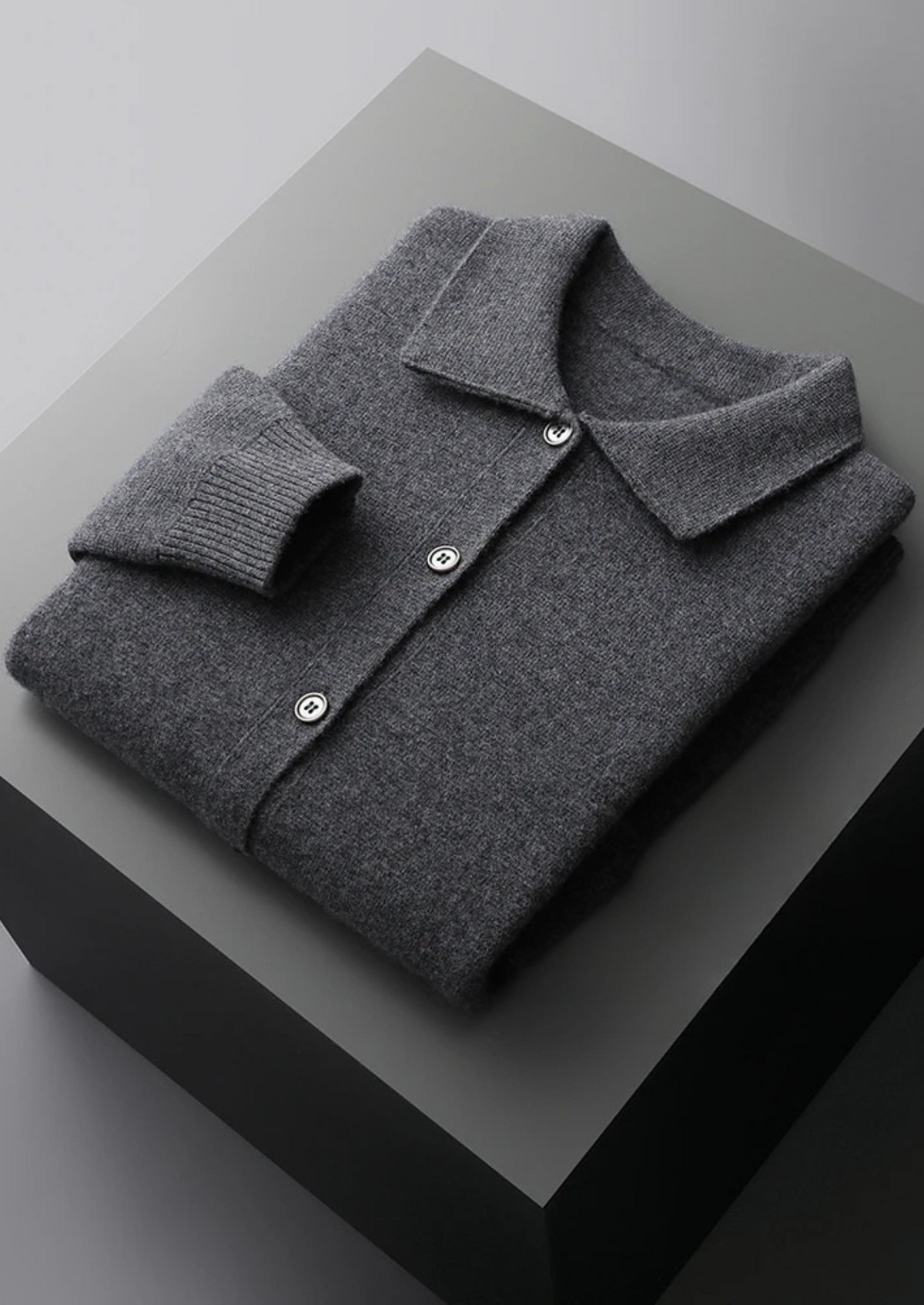Pure Extra-Fine Merino Wool Button Overshirt | Solmar