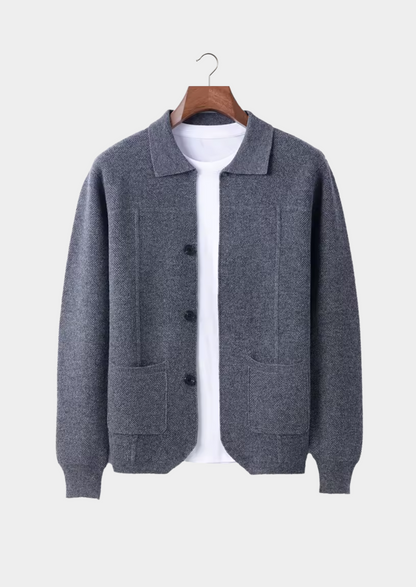Pure Extra-Fine Merino Wool Button Overshirt | Solmar
