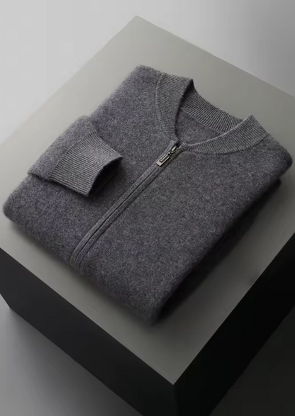 Pure Extra-Fine Merino Wool Dark Gray Falconi Set | Solmar