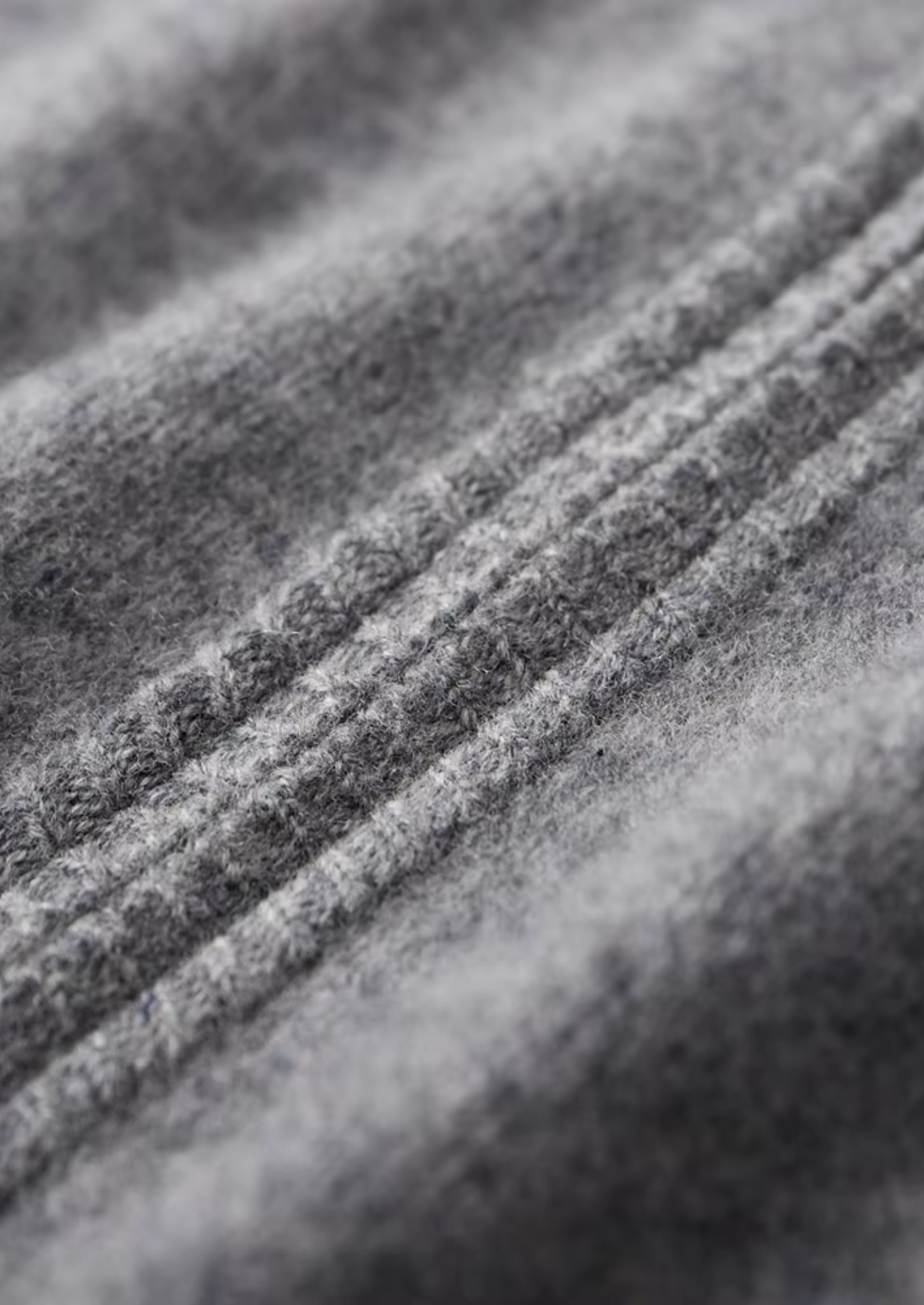 Pure Extra-Fine Merino Wool Two-Tone Zip Cardigan | Solmar