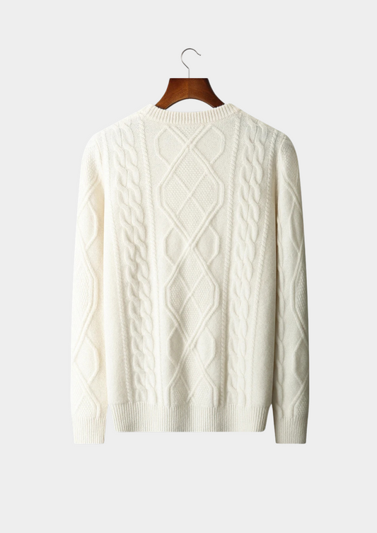 Pure Extra-Fine Merino Wool Wintertime Crewneck | Solmar