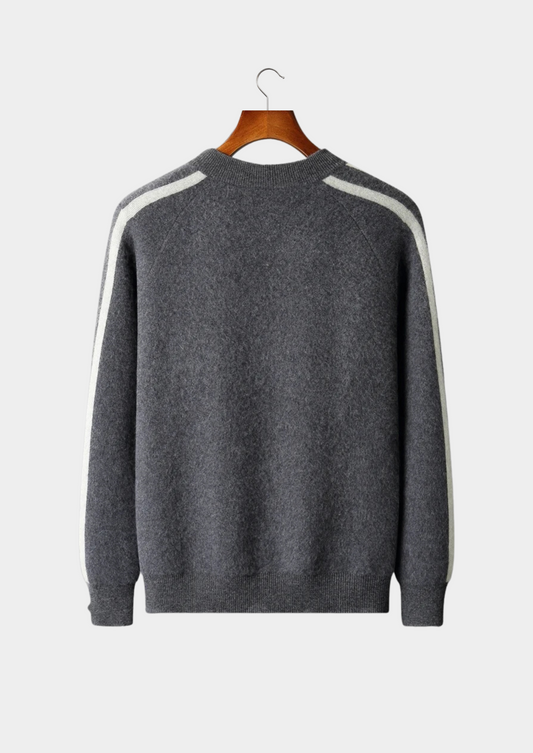Pure Extra-Fine Merino Wool Striped Cardigan | Solmar