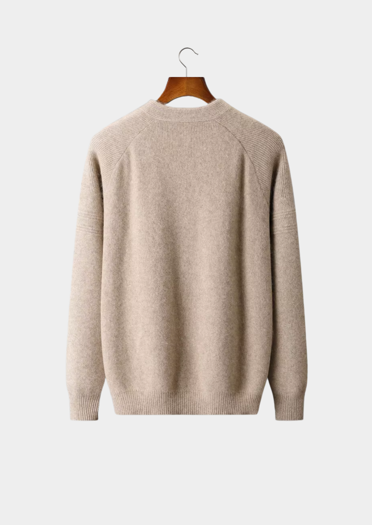 Pure Extra-Fine Merino Wool Ribbed Zip Cardigan | Solmar