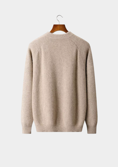 Pure Extra-Fine Merino Wool Ribbed Zip Cardigan | Solmar