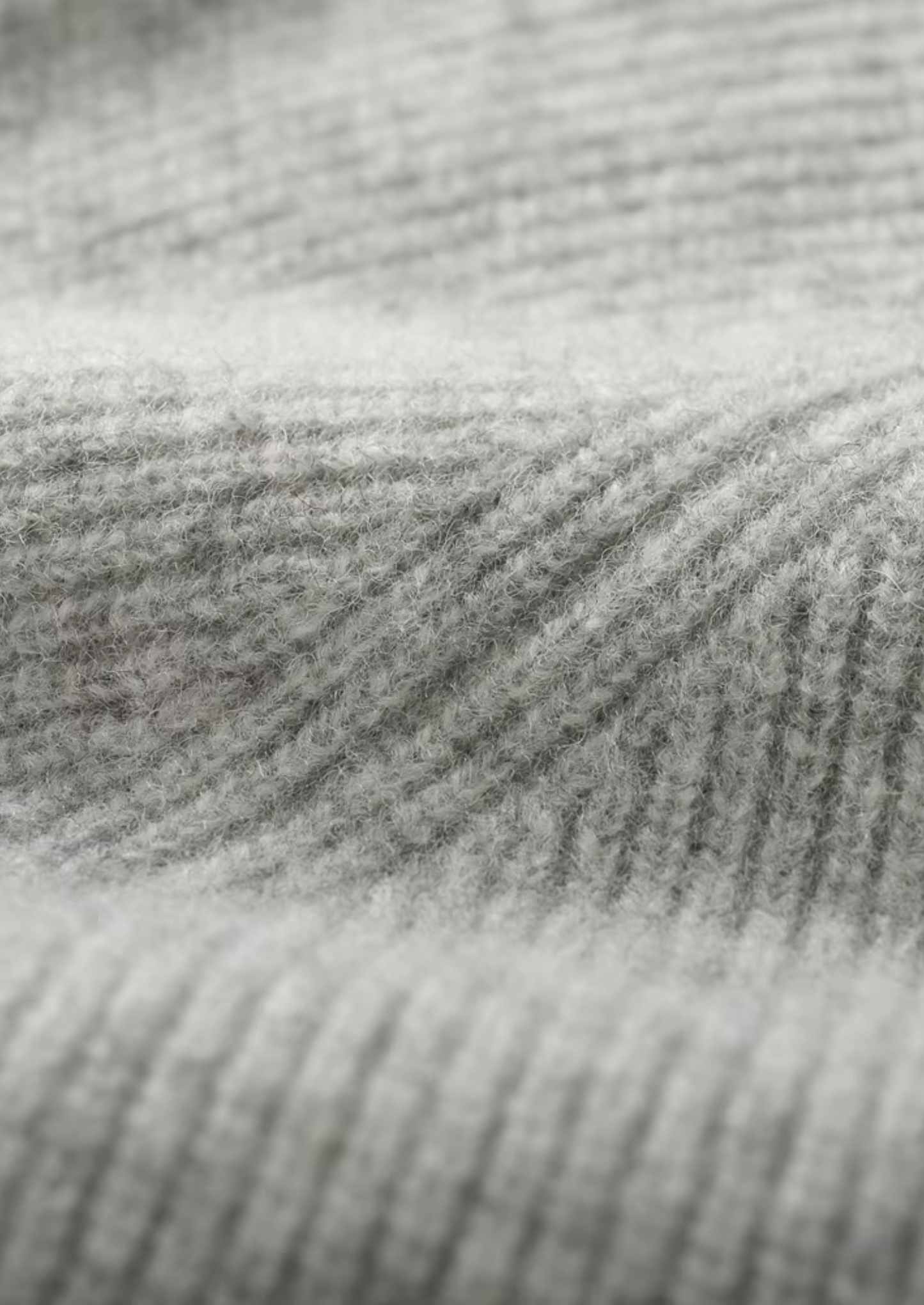 Pure Extra-Fine Merino Wool Ribbed Zip Hoodie | Solmar