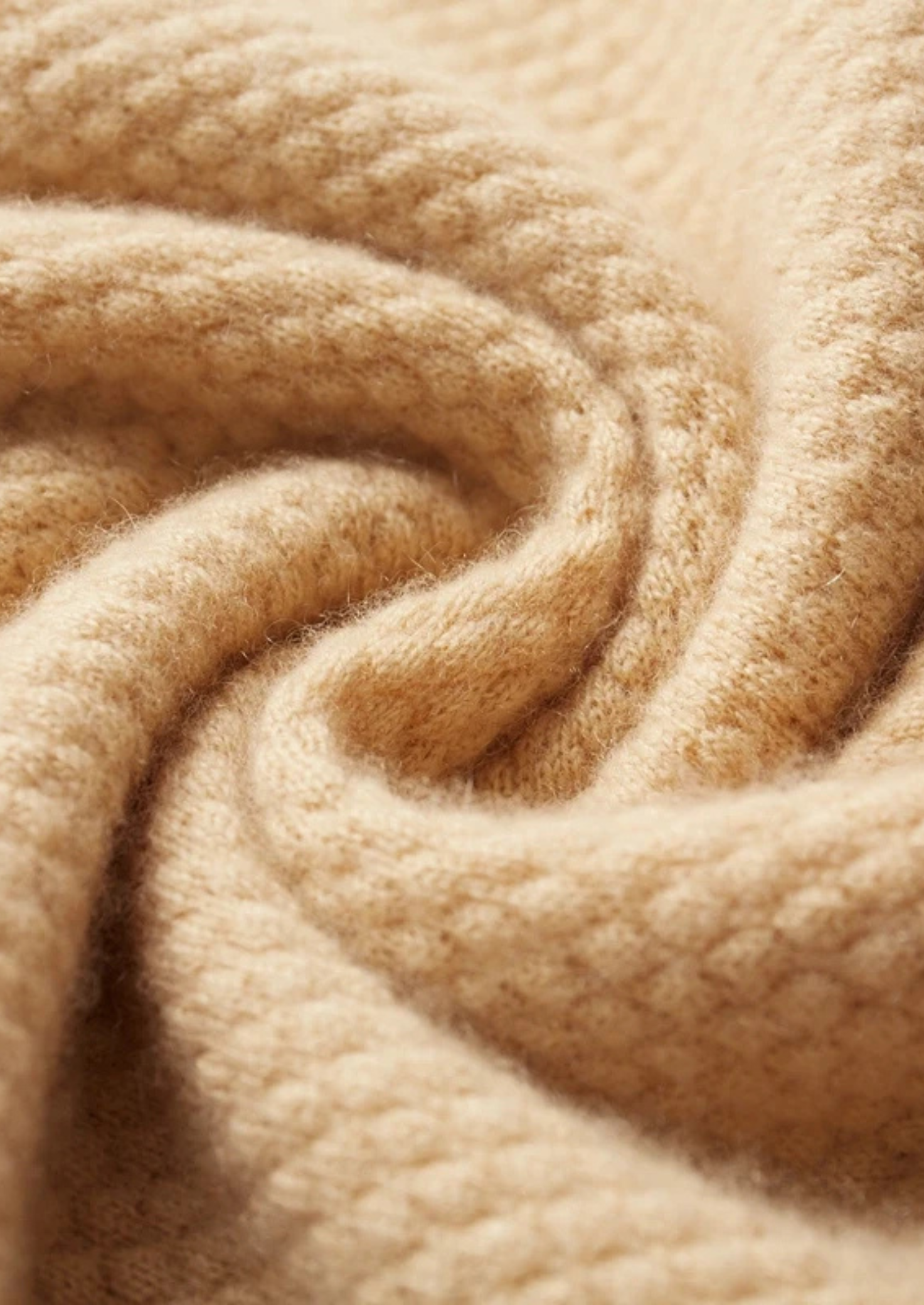Premium Cashmere Mustard Two-Tone Polo | Solmar