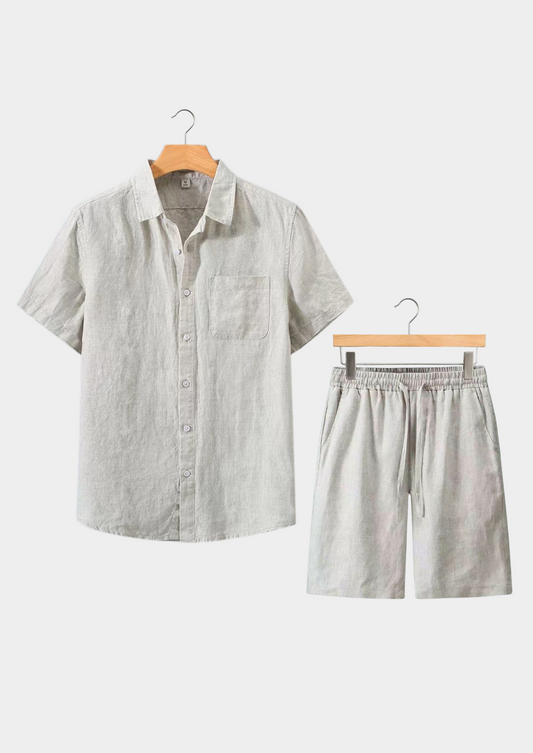 Dolcevita Shortsleeve Summer Set - Beige | Solmar