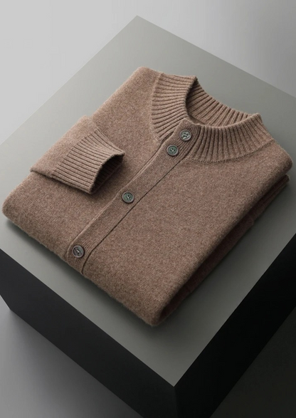 Premium Cashmere Button Cardigan | Solmar
