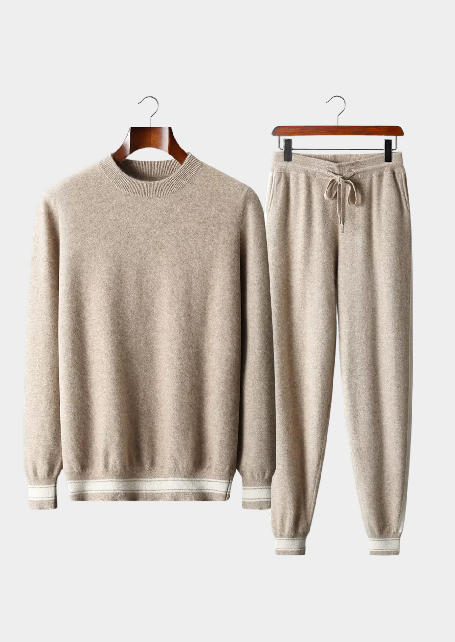 Premium Cashmere Sand Vienna Leisure Set | Solmar